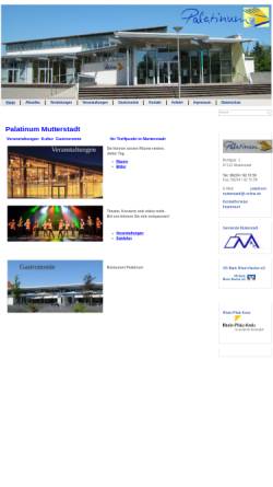Vorschau der mobilen Webseite www.palatinum-mutterstadt.de, Palatinum Mutterstadt