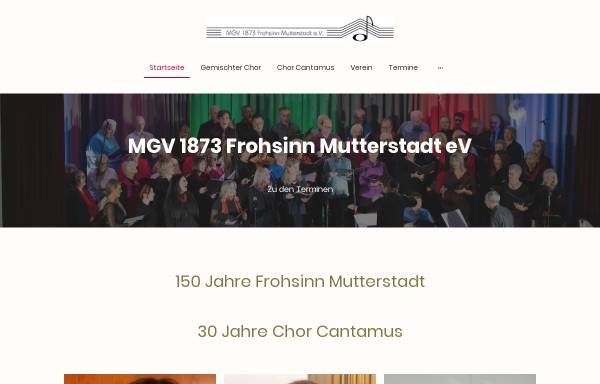 Vorschau von www.frohsinn-mutterstadt.de, MGV 1873 Frohsinn Mutterstadt e.V.