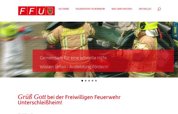 Vorschau von www.ffu.de, Freiwillige Feuerwehr Unterschleißheim