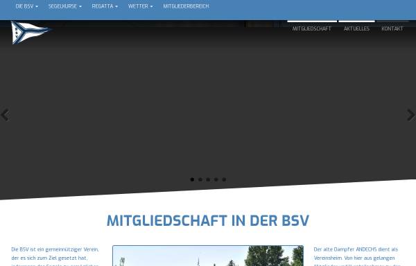 Vorschau von bsv-ammersee.de, Bayerische Seglervereinigung e.V.