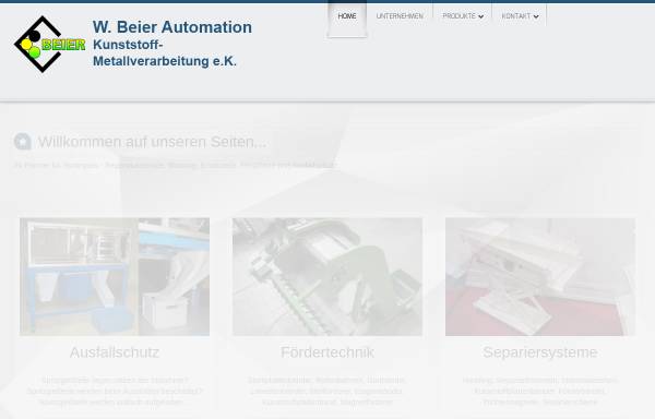 Vorschau von www.beier-gmbh.de, R.W. Beier GmbH