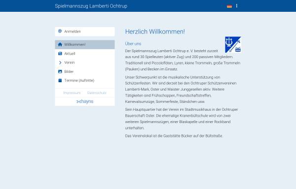 Vorschau von www.sz-lamberti-ochtrup.de, Spielmannszug Lamberti Ochtrup e.V