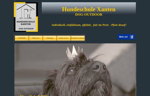 Vorschau von www.dog-outdoor.de, Hunde-/Haltertraining in Xanten und Umgebung