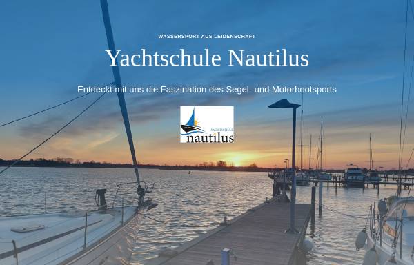Vorschau von www.yachtschule-nautilus.com, Yachtschule Nautilus