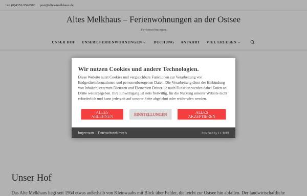 Vorschau von altes-melkhaus.de, Altes Melkhaus