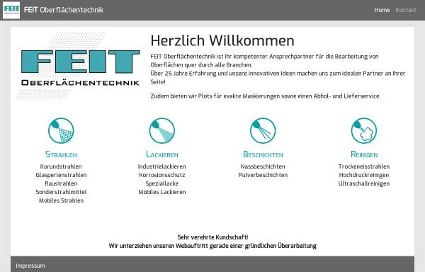 Vorschau von www.feit-oft.de, Ralf Feit Oberflächentechnik