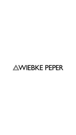 Vorschau der mobilen Webseite wiebkepeper.de, Goldschmiedemeisterin Wiebke Peper