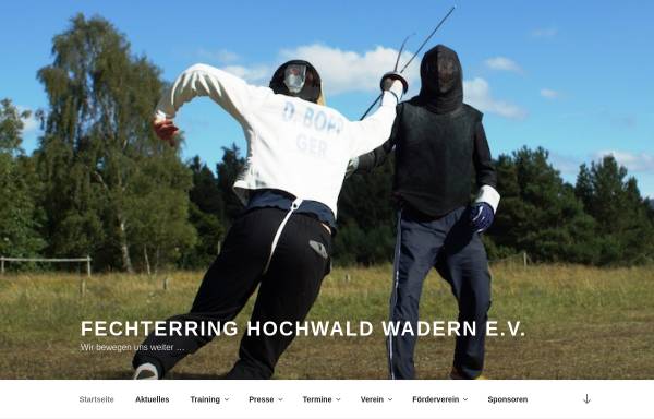 Vorschau von www.frhw.net, FRHW Fechterring Hochwald Wadern e.V.