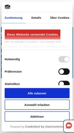 Vorschau der mobilen Webseite www.ah-tepass.de, Autohaus Lauterbach