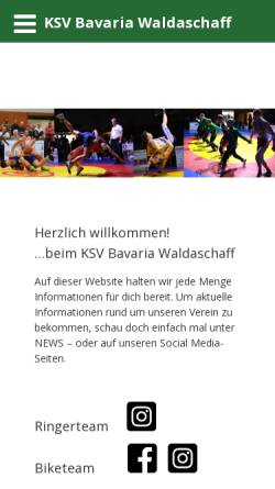 Vorschau der mobilen Webseite www.ksv-waldaschaff.de, KSV-Waldaschaff
