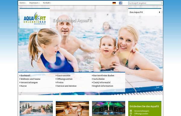 Vorschau von www.erlebnisbad-aquafit.de, Erlebnisbad Aqua-Fit
