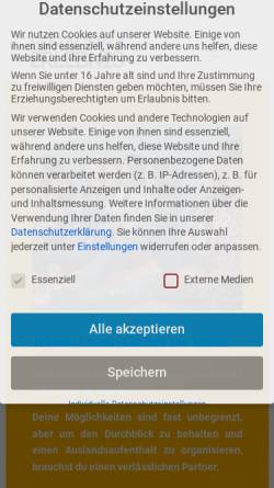 Vorschau der mobilen Webseite www.spracherlebnis.de, SprachErlebnis