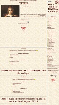 Vorschau der mobilen Webseite titus.uni-frankfurt.de, Thesaurus Indogermanischer Text- und Sprachmaterialien