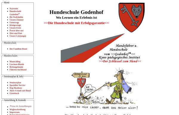 Vorschau von www.hundeschule-godenhof.de, Hundeschule Godenhof
