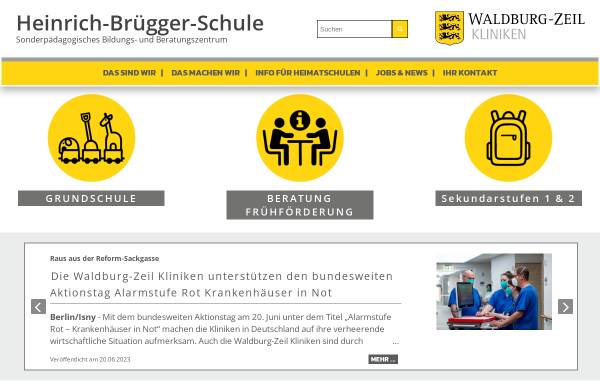 Vorschau von www.heinrich-bruegger-schule.de, Heinrich-Brügger-Schule