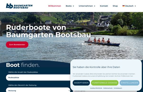 Vorschau von www.baumgarten-bootsbau.de, Baumgarten Bootsbau, Warin