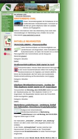 Vorschau der mobilen Webseite www.gemeinde-wartenberg.de, Wartenberg