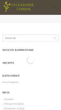 Vorschau der mobilen Webseite www.blumen-wartenberg.de, Gärtnerei Stockmaier - Cermak