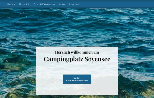 Vorschau von www.soyensee.de, Campingplatz Soyensee