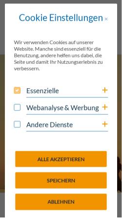 Vorschau der mobilen Webseite www.wasserburg-bodensee.de, Wasserburg am Bodensee