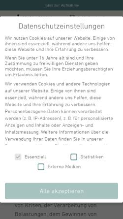 Vorschau der mobilen Webseite www.privatklinik-merbeck.de, Privatklinik Merbeck