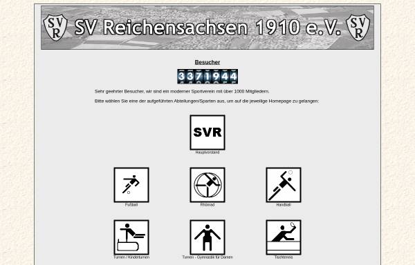 Vorschau von www.svreichensachsen.de, SV Reichensachsen 1910 e.V.