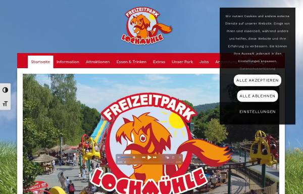 Vorschau von www.lochmuehle.de, Freizeitpark Lochmühle