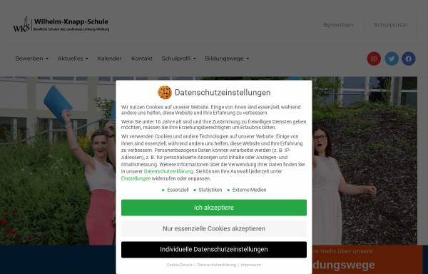 Vorschau von wilhelm-knapp-schule.de, Wilhelm-Knapp-Schule Weilburg