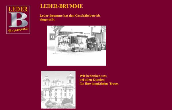 Vorschau von www.leder-brumme.de, Leder-Brumme