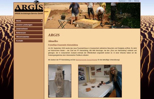 Vorschau von www.argis.at, Argis Archäologie Service
