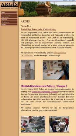 Vorschau der mobilen Webseite www.argis.at, Argis Archäologie Service