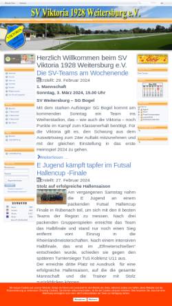 Vorschau der mobilen Webseite svweitersburg.de, Lauftreff SV Weitersburg
