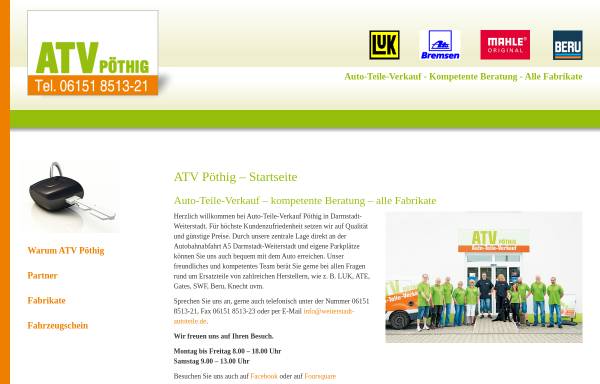 Vorschau von weiterstadt-autoteile.de, ATV Phötig Auto-Teile-Verkauf