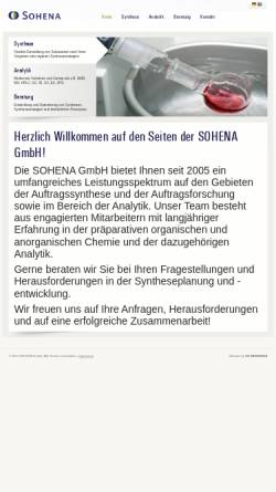 Vorschau der mobilen Webseite www.sohena.de, Sohena GmbH