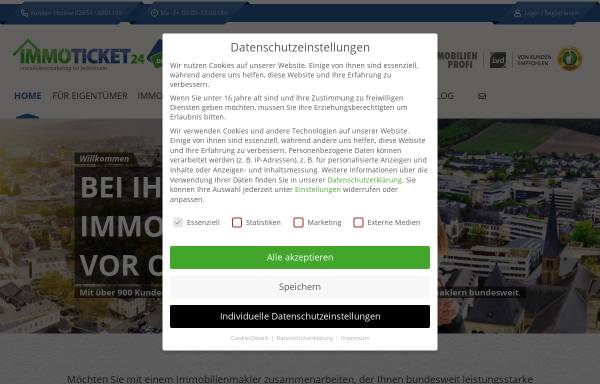 Vorschau von www.immoticket24.de, Immoticket24.de