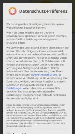 Vorschau der mobilen Webseite www.freizeitbad-werl.de, Freizeitbad Werl