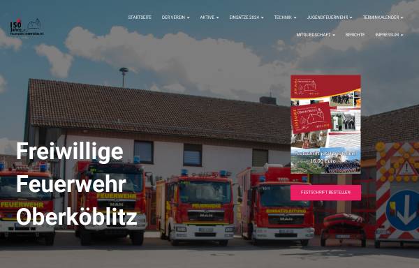 Vorschau von www.feuerwehr-oberkoeblitz.de, Freiwillige Feuerwehr Oberköblitz e.V.