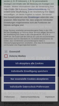 Vorschau der mobilen Webseite www.luley-gmbh.de, Luley GmbH. Asphalt- und Betonsanierung