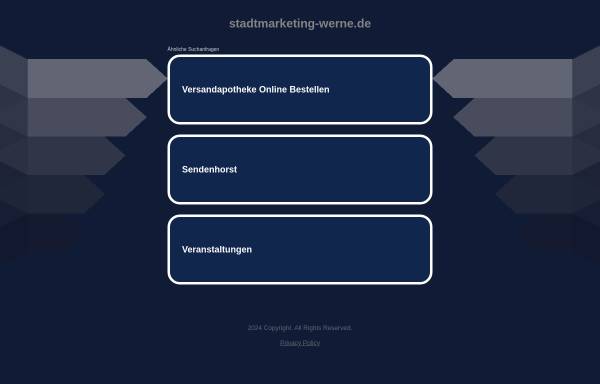 Vorschau von www.stadtmarketing-werne.de, Stadtmarketing Werne GmbH