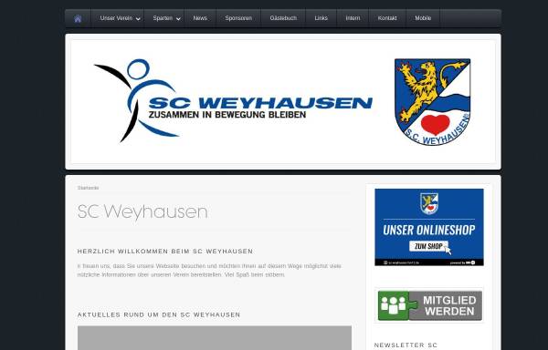Vorschau von www.scweyhausen.de, Sport Club Weyhausen von 1921 e.V.