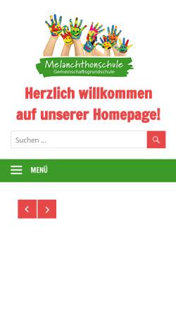 Vorschau der mobilen Webseite melanchthonschulewickede.de, Melanchthonschule - Gemeinschaftsschule der Gemeinde Wickede