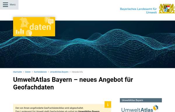 Vorschau von www.bis.bayern.de, Bayerisches Bodeninformationssystem (BIS)