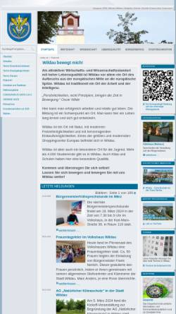 Vorschau der mobilen Webseite www.wildau.de, Gemeinde Wildau