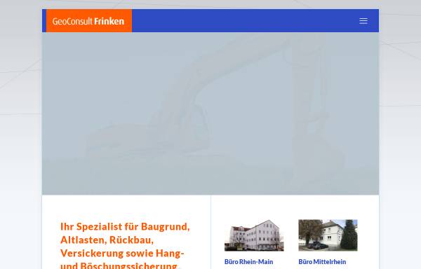 Vorschau von www.geoconsult-frinken.de, Frinken, Peter A. - GeoConsult