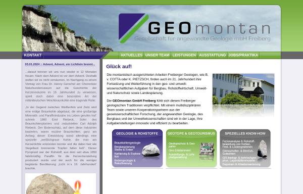 GEO montan - Gesellschaft für angewandte Geologie mbH Freiberg