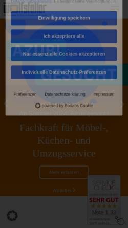 Vorschau der mobilen Webseite wolfsteller.de, Wolfsteller GmbH & Co KG