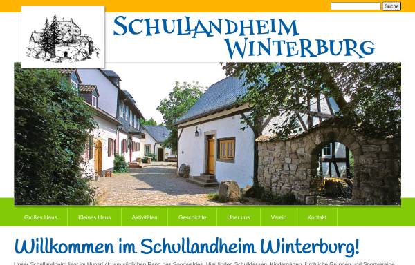 Vorschau von www.schullandheim-winterburg.de, Schullandheim Winterburg
