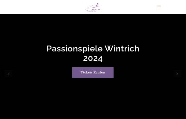 Vorschau von www.passionsspiele-wintrich.de, Passionsvereinigung Wintrich e.V.