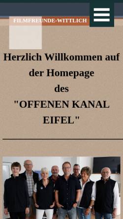 Vorschau der mobilen Webseite www.ok-wittlich.de, Offener Kanal Wittlich
