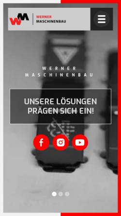 Vorschau der mobilen Webseite www.isomark.de, Isomark Werner Maschinenbau GmbH